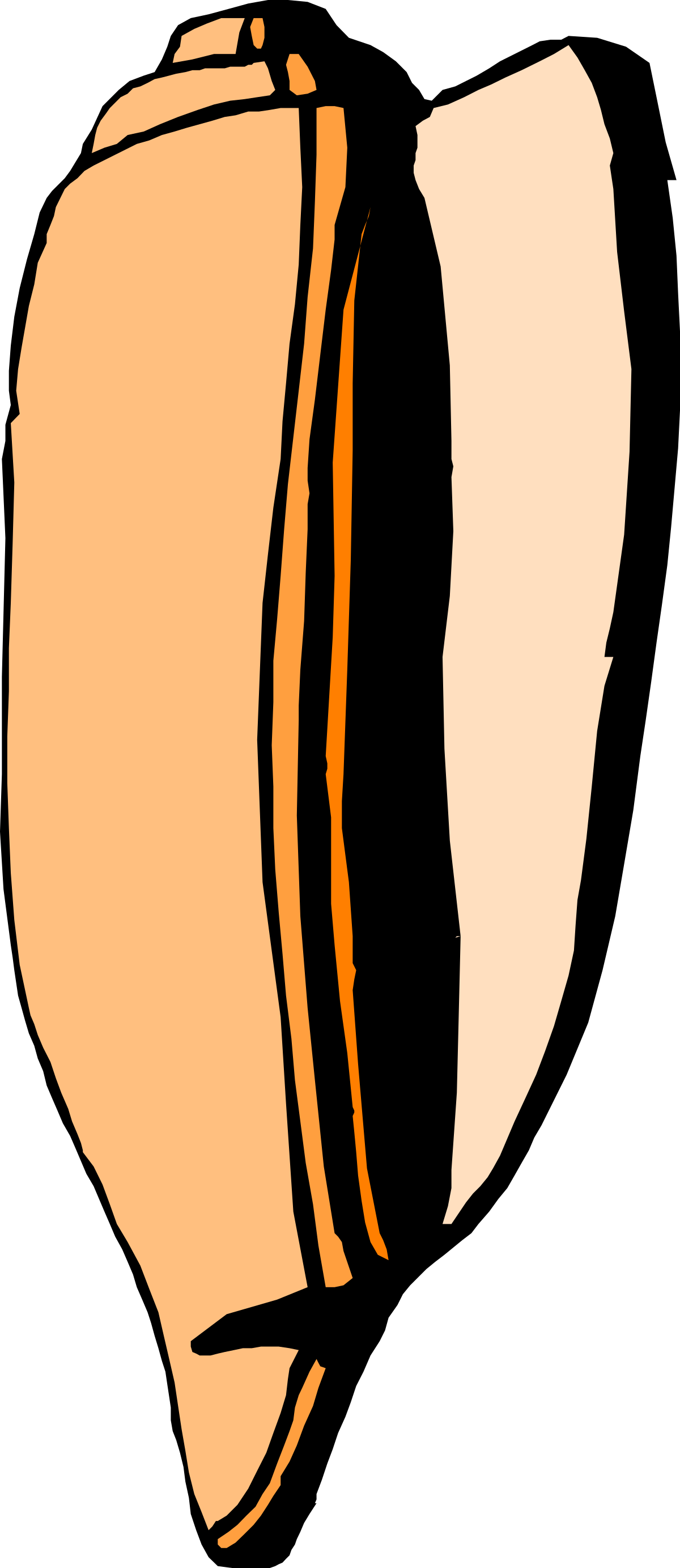 a pair of orange and white paper clip art png transparent Orange and White Paper Clipart Icons for Creative Projects