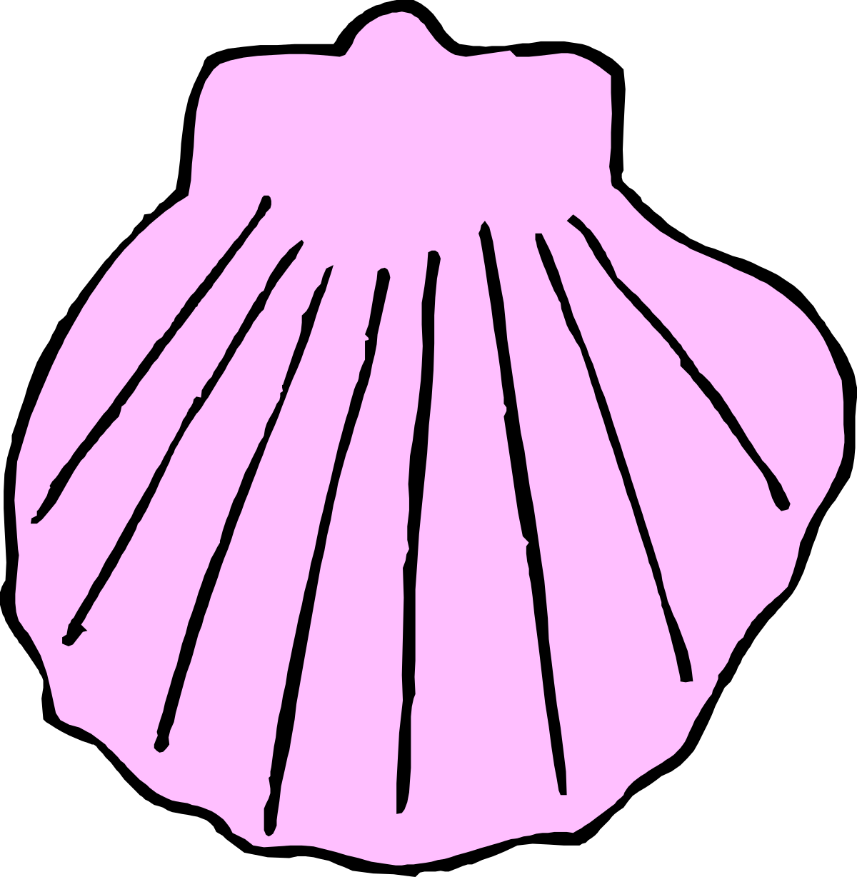 Pink Shell Clipart: Stunning Ocean-Inspired Graphics