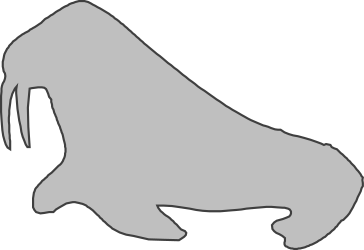 Gray Dog Silhouette Clipart - Perfect for Creative Projects