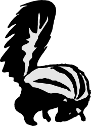 White Rabbit Silhouette Against Black Background - Stunning Clipart Design
