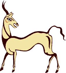Cartoon Horse Clipart: Majestic Long Mane and Tail Design