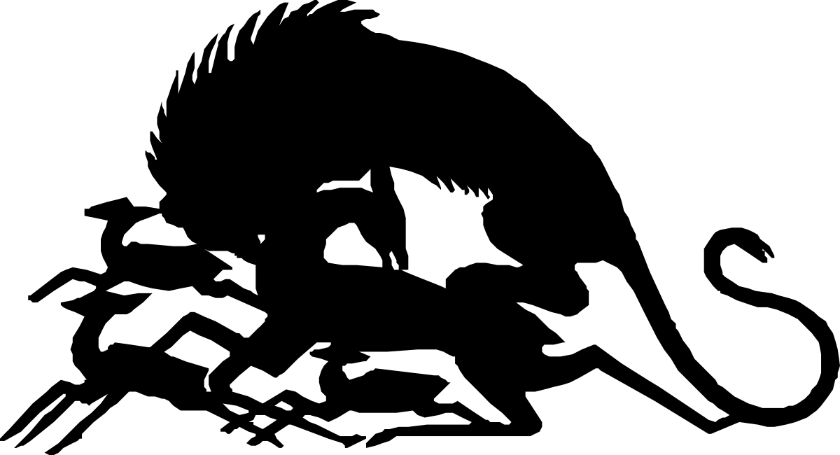 Black and White Silhouette of a Horse - Elegant Clipart for Various Uses