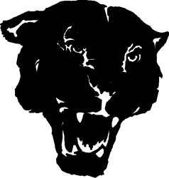 Lion Silhouette Clipart - Bold Black and White Design