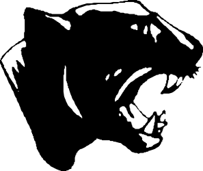 Lion Head Clipart - Striking Black and White Illustration
