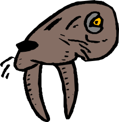 Fish with Yellow Eye Clipart for Creative Projects