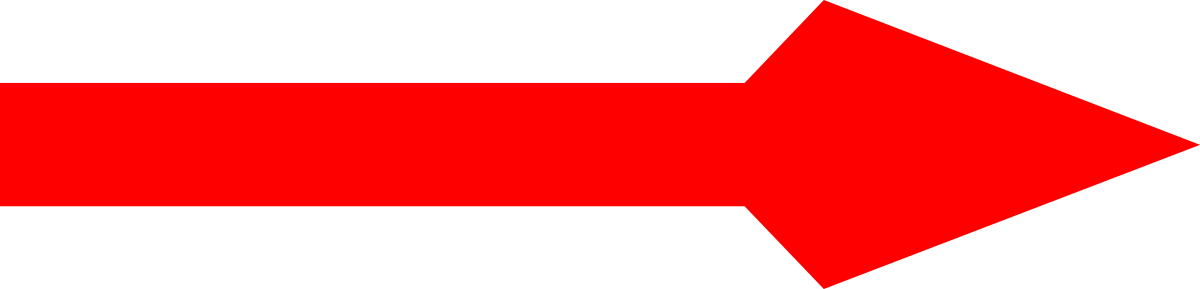 Red Arrow Pointing Left Clipart - Dynamic Directional Graphic