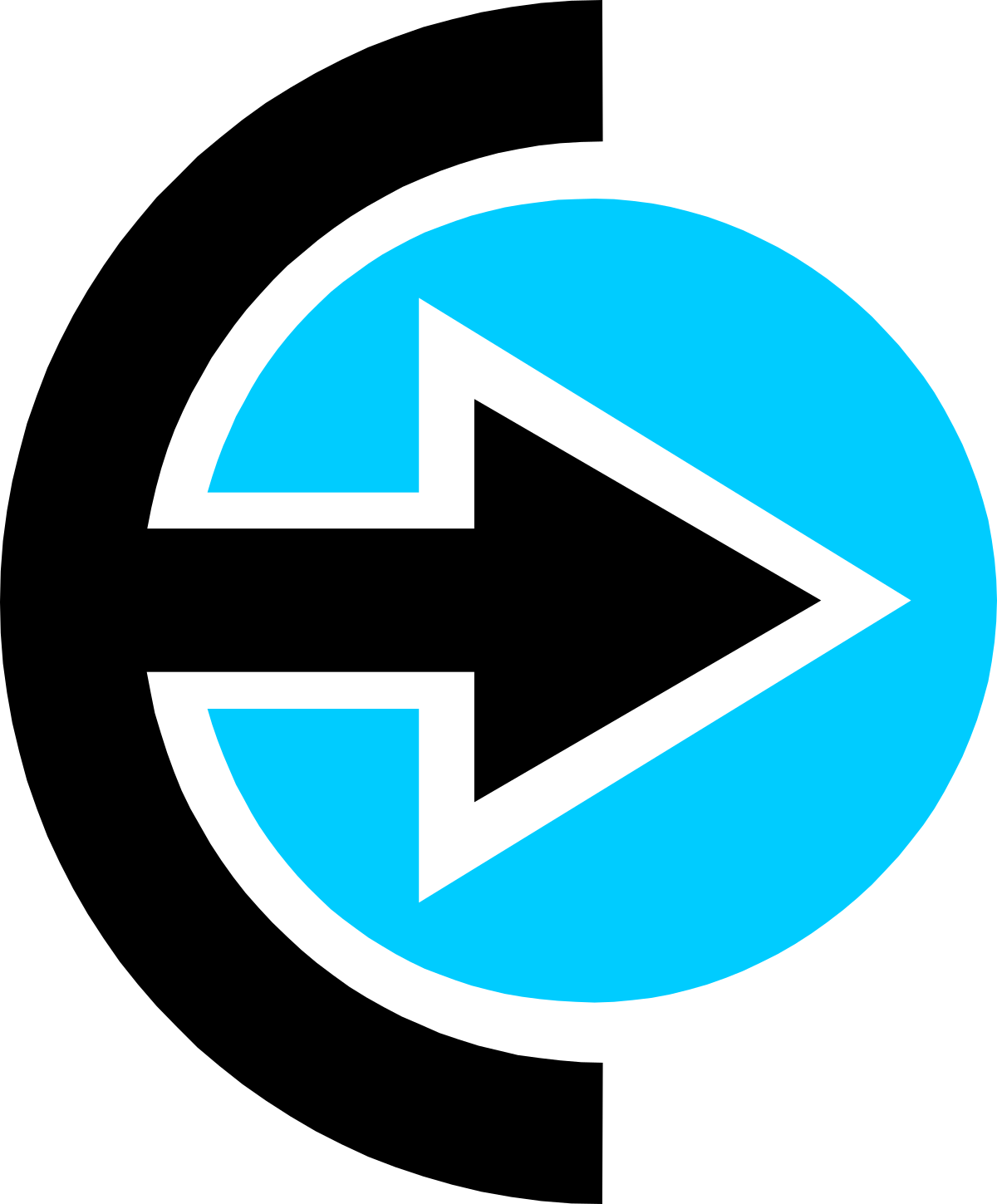 Blue Arrow Pointing Up Left - Dynamic Clipart for Creative Projects