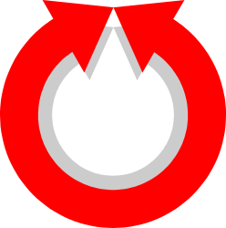 Red Circle with White Center Clipart for Creative Projects