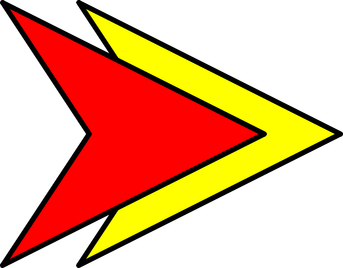 a red and yellow arrow clip art png transparent Red and Yellow Arrow Clipart for Dynamic Visuals