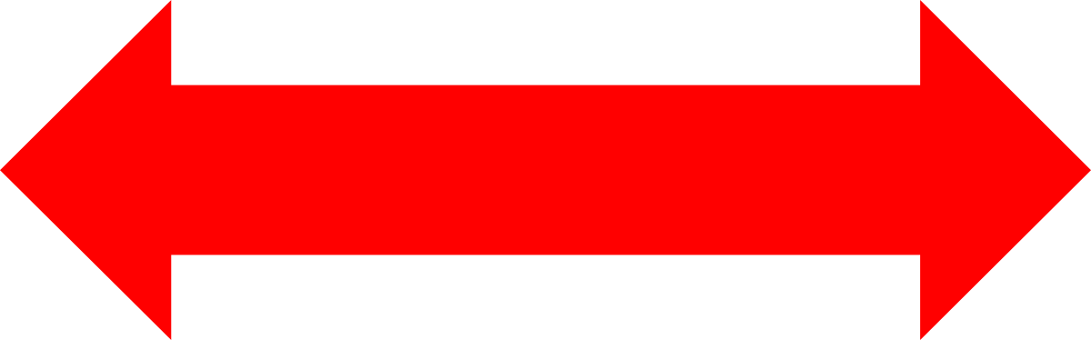 Red Arrow Pointing Left Clipart for Directions and Navigation
