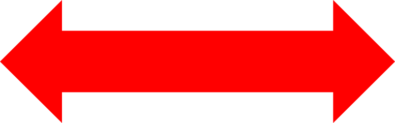 Red Arrow Pointing Left Clipart for Directions and Navigation