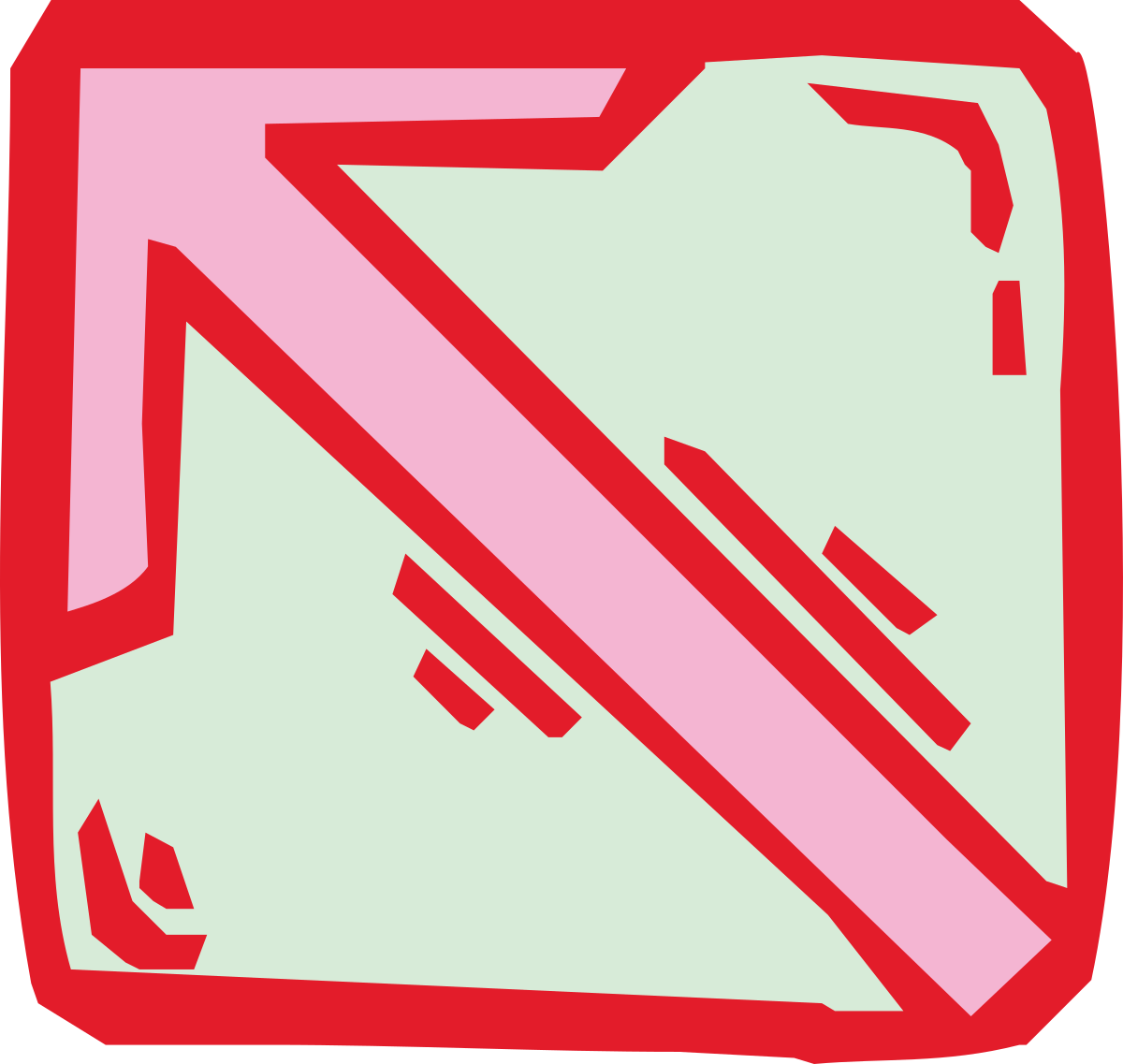 No Symbol Red and Green Clipart Icon
