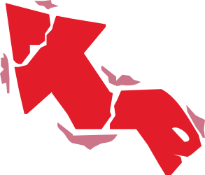 Red and White United States Map Clipart - Stunning Geometric Designs