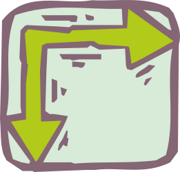 Green Arrow Clipart Pointing Up to the Left - Perfect for Your Projects