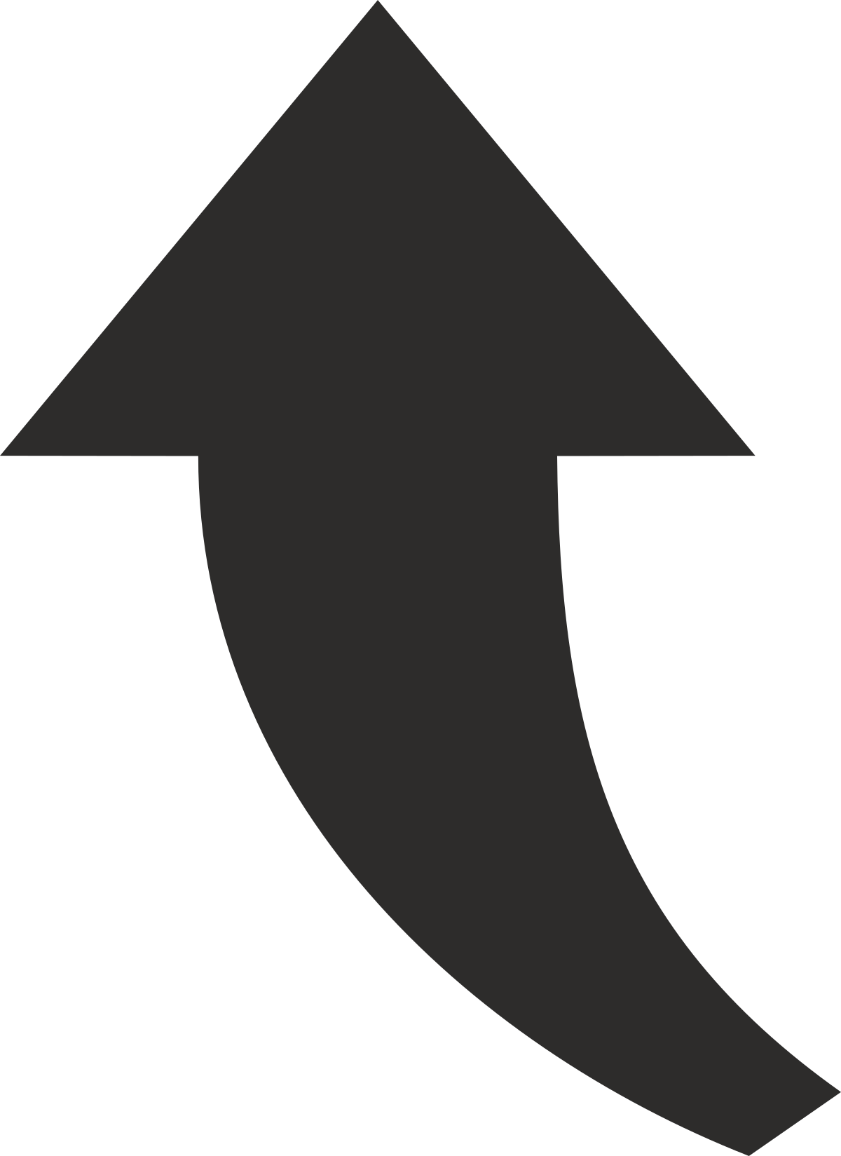 Black Arrow Icon Clipart - Dynamic Directional Graphics