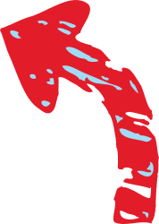Red and Blue Phone on Black Background - Eye-Catching Clipart