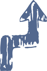 Blue House Silhouette Clipart - Ideal for Home and Real Estate Projects