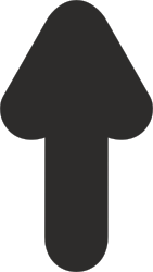 Black Arrow Icon Clipart: Dynamic Directional Graphics