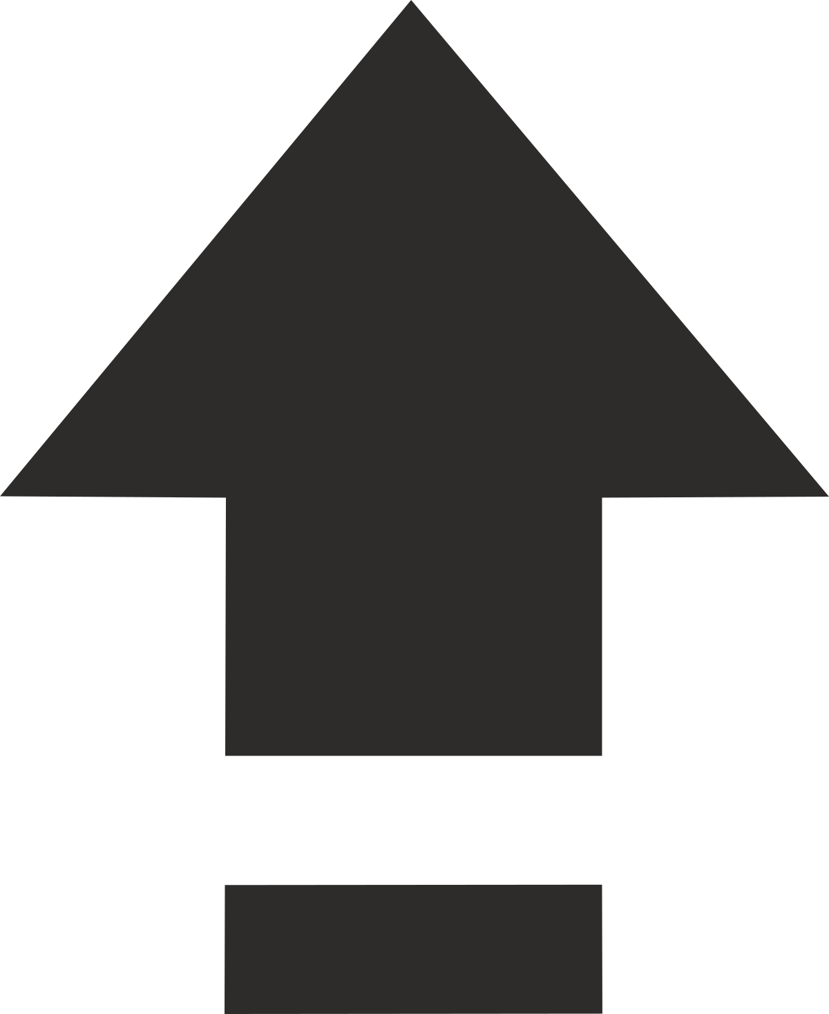 Black Arrow Icon Clipart: Perfect Navigation Symbol
