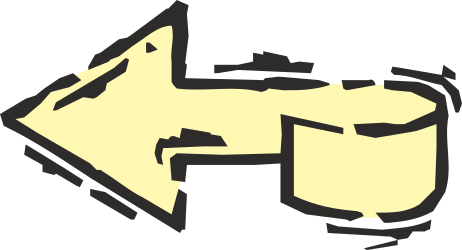 Yellow Arrow Pointing Up to the Right - Dynamic Directional Clipart