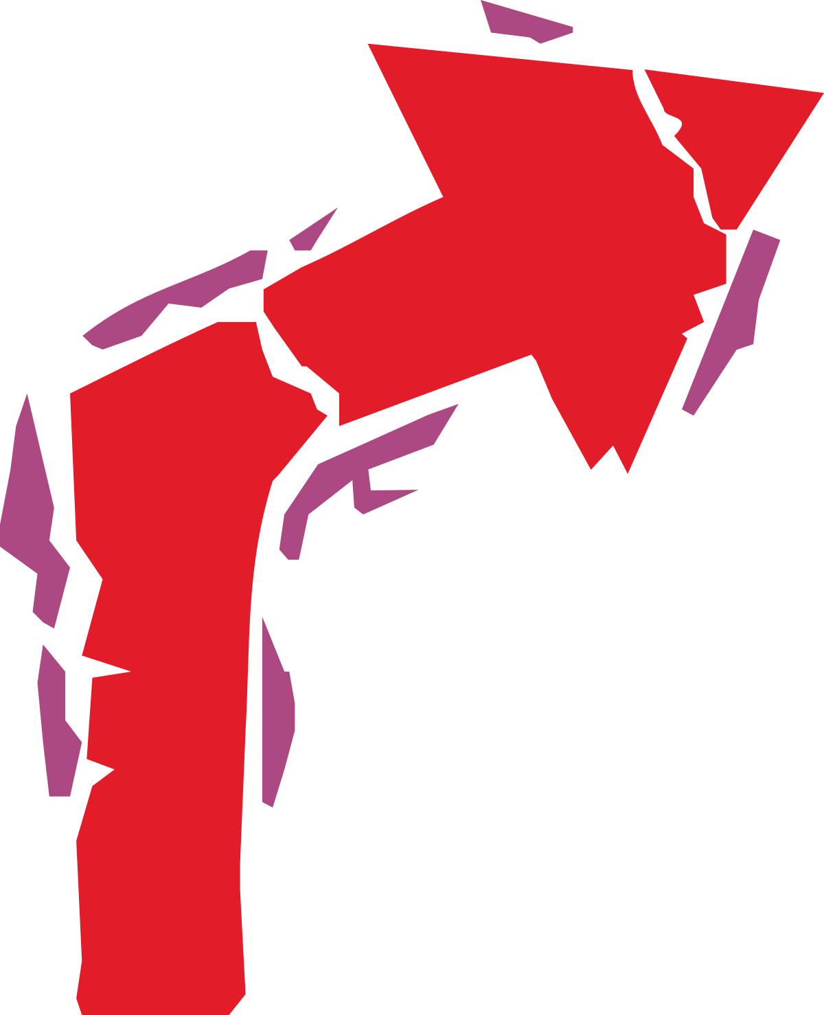 a red arrow pointing up to the left clip art png transparent Red Arrow Pointing Up Left - Dynamic Clipart for Directional Signage