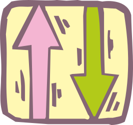Green Arrow Pointing Upwards Right - Dynamic Directional Clipart