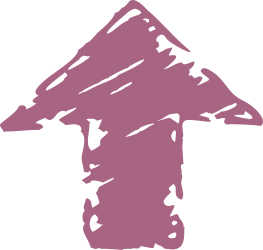 Pink House with White Roof - Charming Clipart for Every Project
