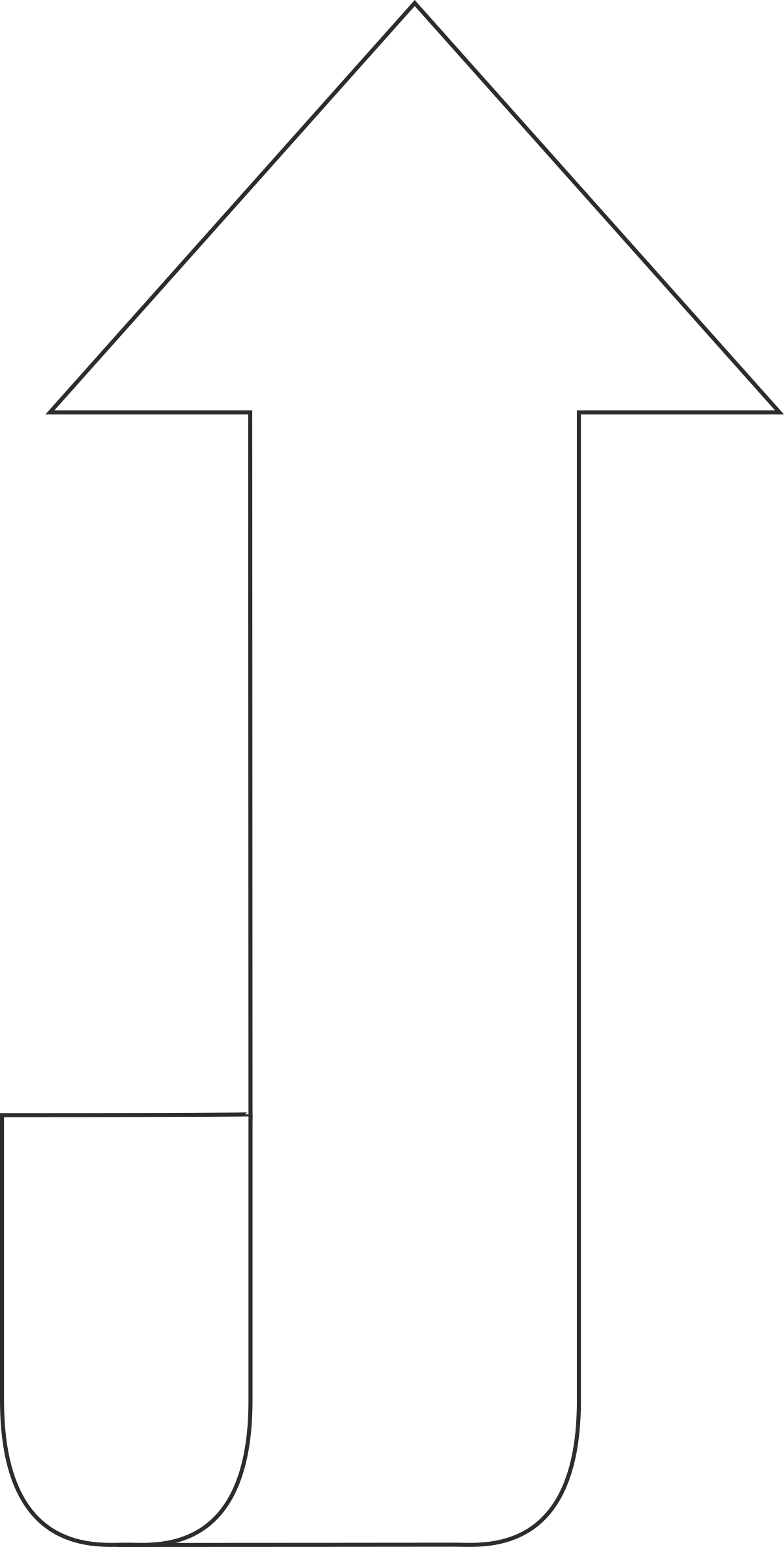 Dynamic White Arrow Pointing Up to the Right - Perfect for Visual Directions