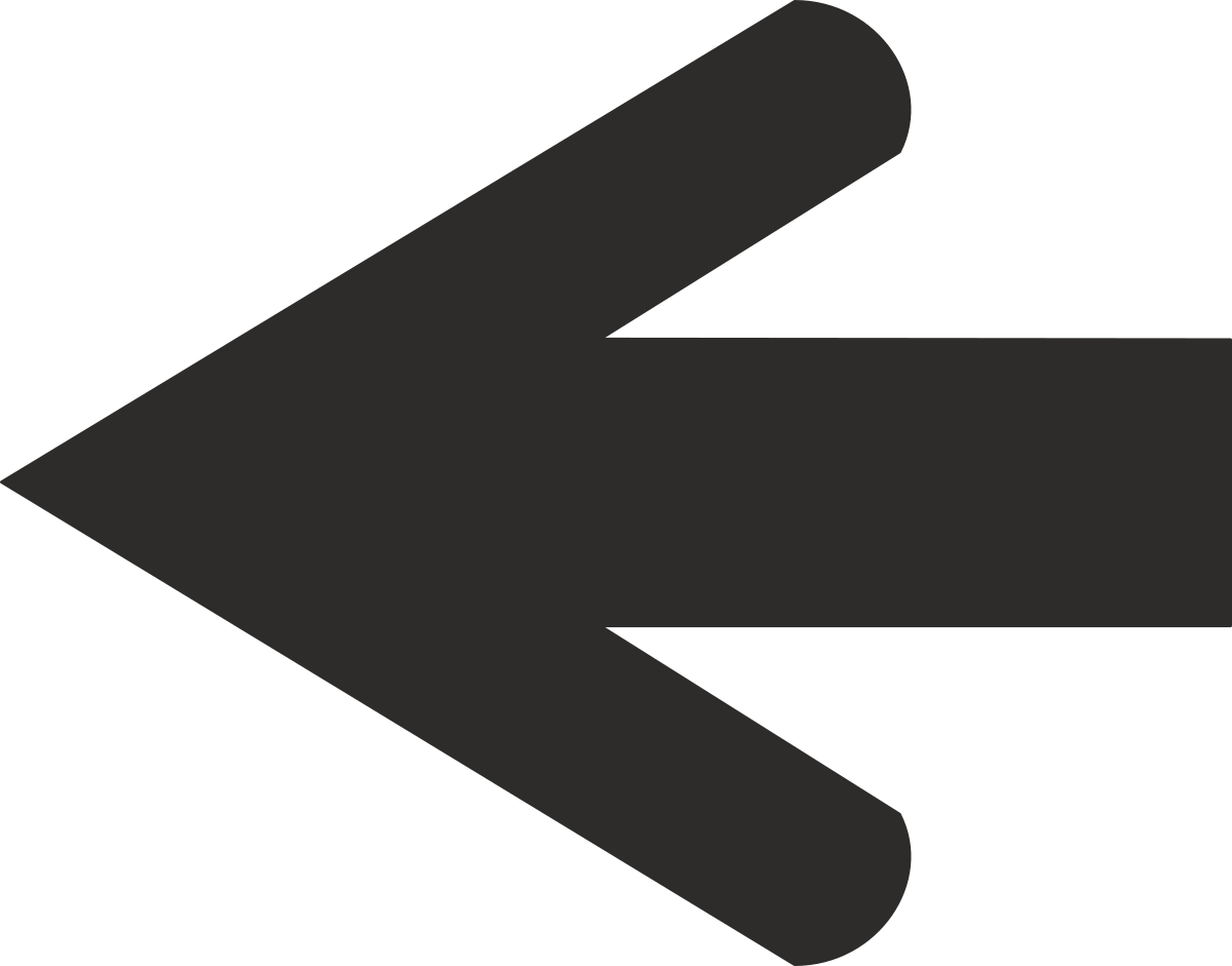 Left Pointing Arrow Clipart for Dynamic Visuals