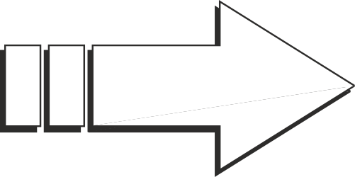 White Arrow Pointing Up to the Right - Directional Clipart for Dynamic Designs