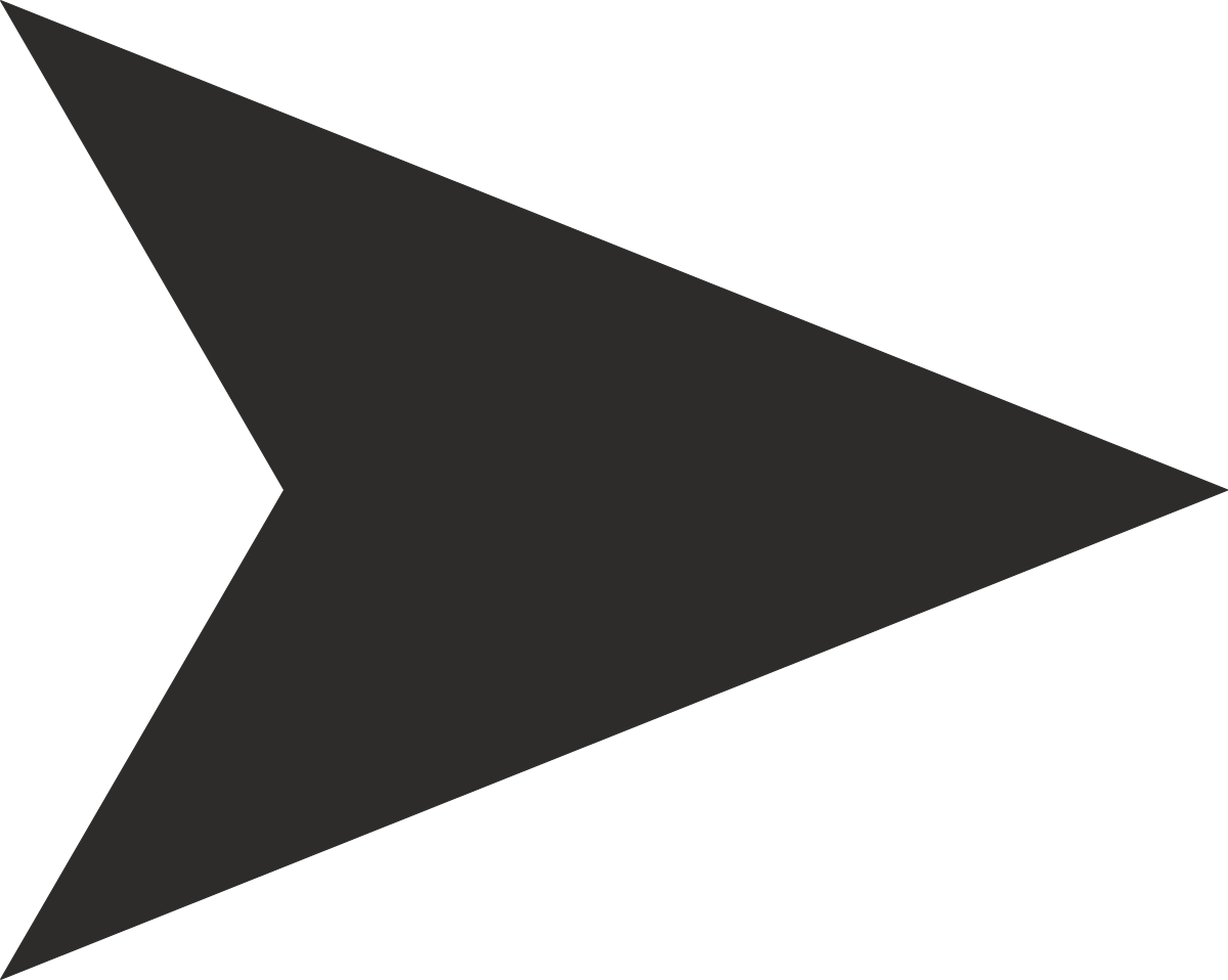 Black Triangle with White Outline - Versatile Clipart for Design Projects