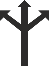 Three Directional Arrows Clipart - Versatile SVG Graphics