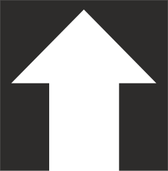 Arrow Icon Pointing Up - Perfect Clipart for Directional Use