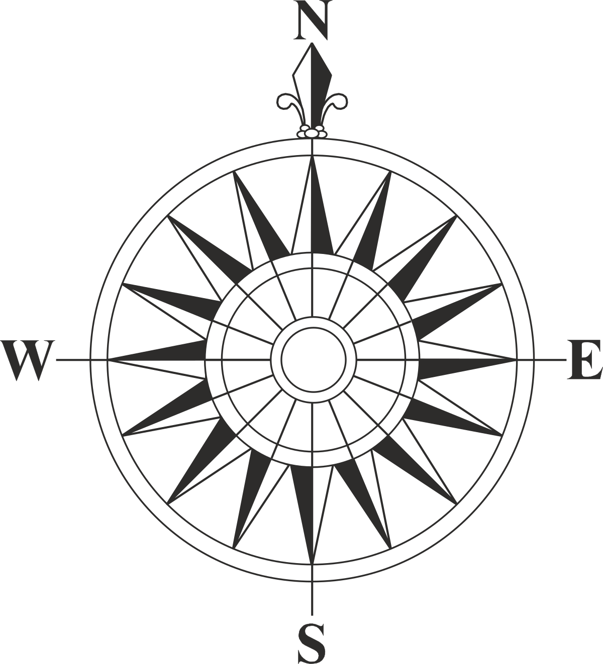 Compass Vector Art Clipart  Navigate Your Designs with Precision