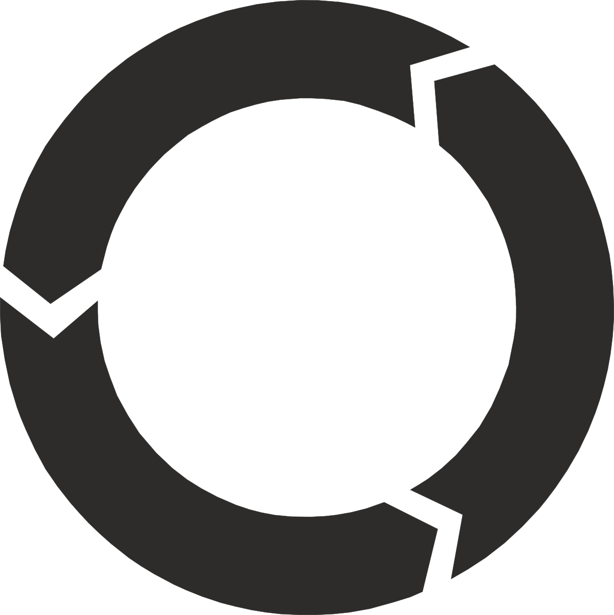 Circle with Black Center Clipart - Perfect for Minimalist Designs