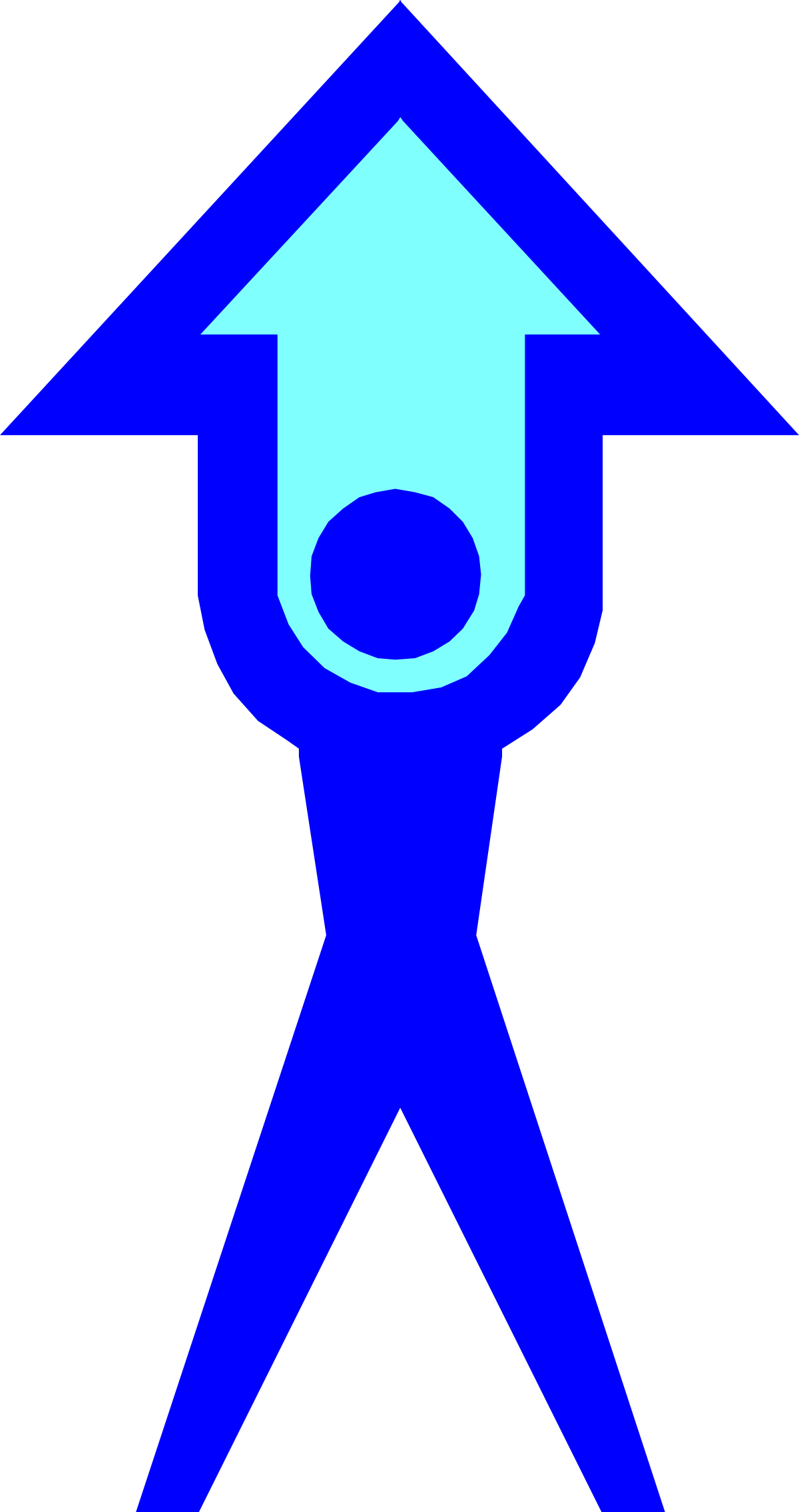 Blue Graduation Cap Clipart on Black Background