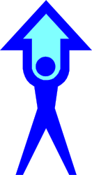 Blue Graduation Cap Clipart on Black Background