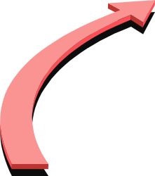 Red Arrow Pointing Up to the Right Clipart - Dynamic Directional Symbol