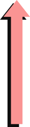 Pink Arrow Pointing Up Left - Vibrant Clipart for Dynamic Projects