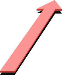 Pink Arrow Pointing Up - Dynamic Clipart for Various Uses