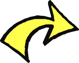 Yellow Arrow on Black Background Clipart for Dynamic Designs