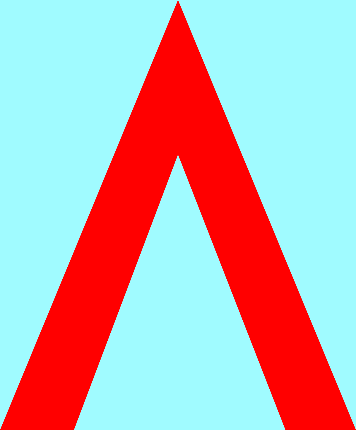 Red Triangle with White Triangle Clipart for All Your Creative Needs