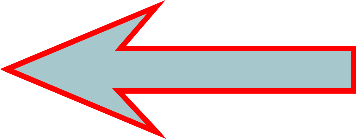 Red Arrow Clipart Pointing Up Left - Directional Design for Your Projects