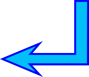 Blue Arrow Pointing Up Left - Dynamic Clipart for Visual Communication
