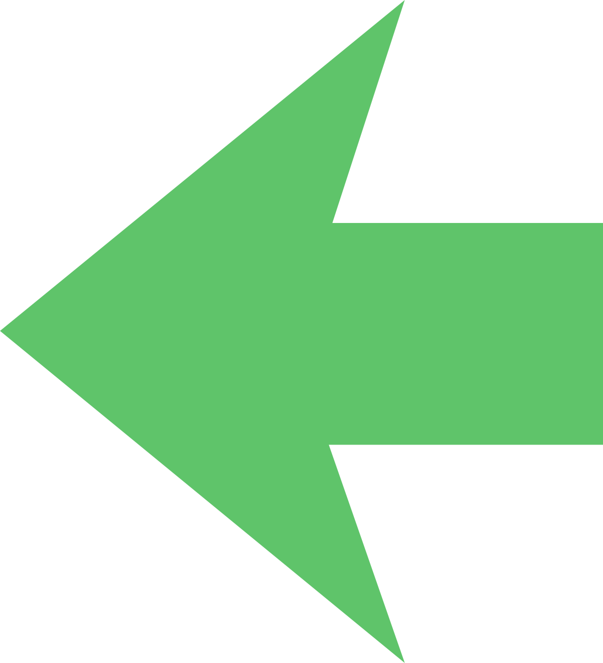 Green Arrow Pointing Upward Clipart - Dynamic Directional Symbol