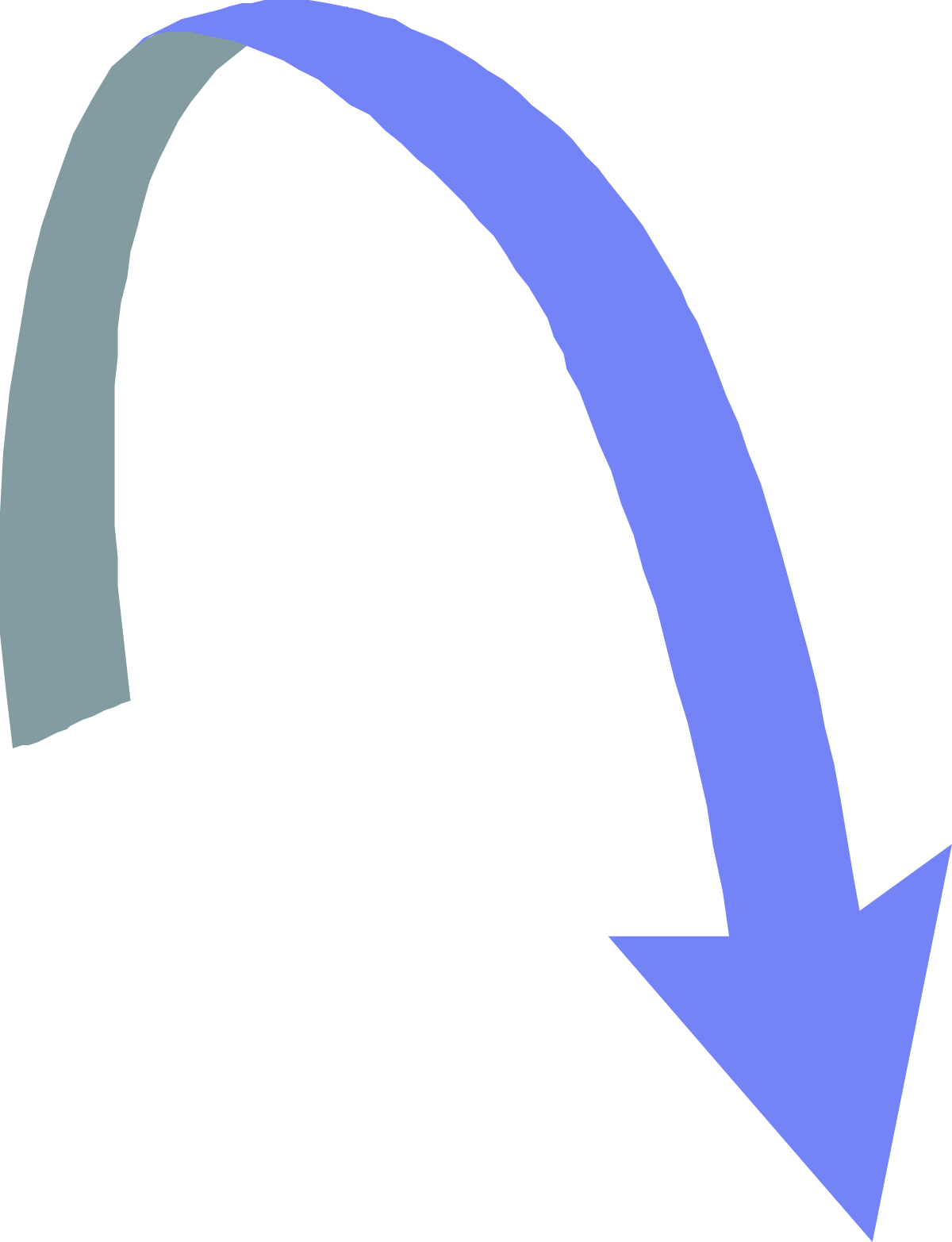 a blue arrow pointing up to the left clip art png transparent Blue Arrow Pointing Up: Dynamic Clipart for Directional Designs