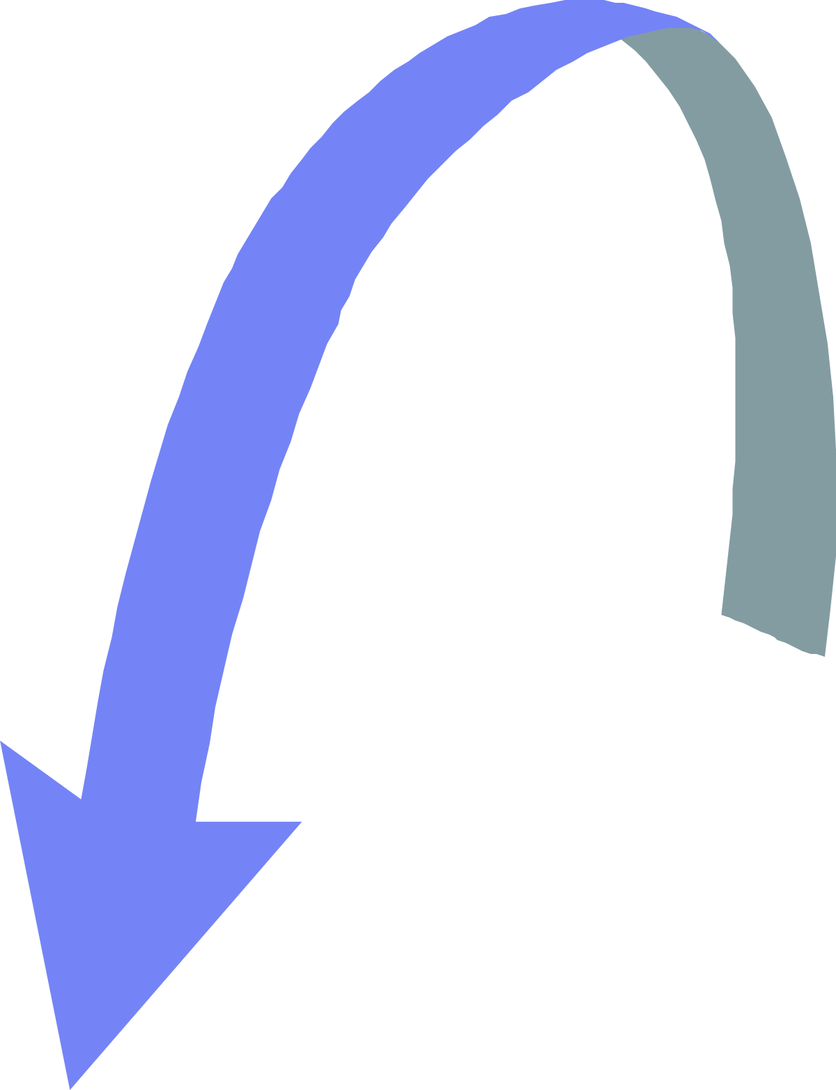 a blue arrow pointing up to the left clip art png transparent Blue Arrow Pointing Up to the Left - Dynamic Clipart for Your Projects