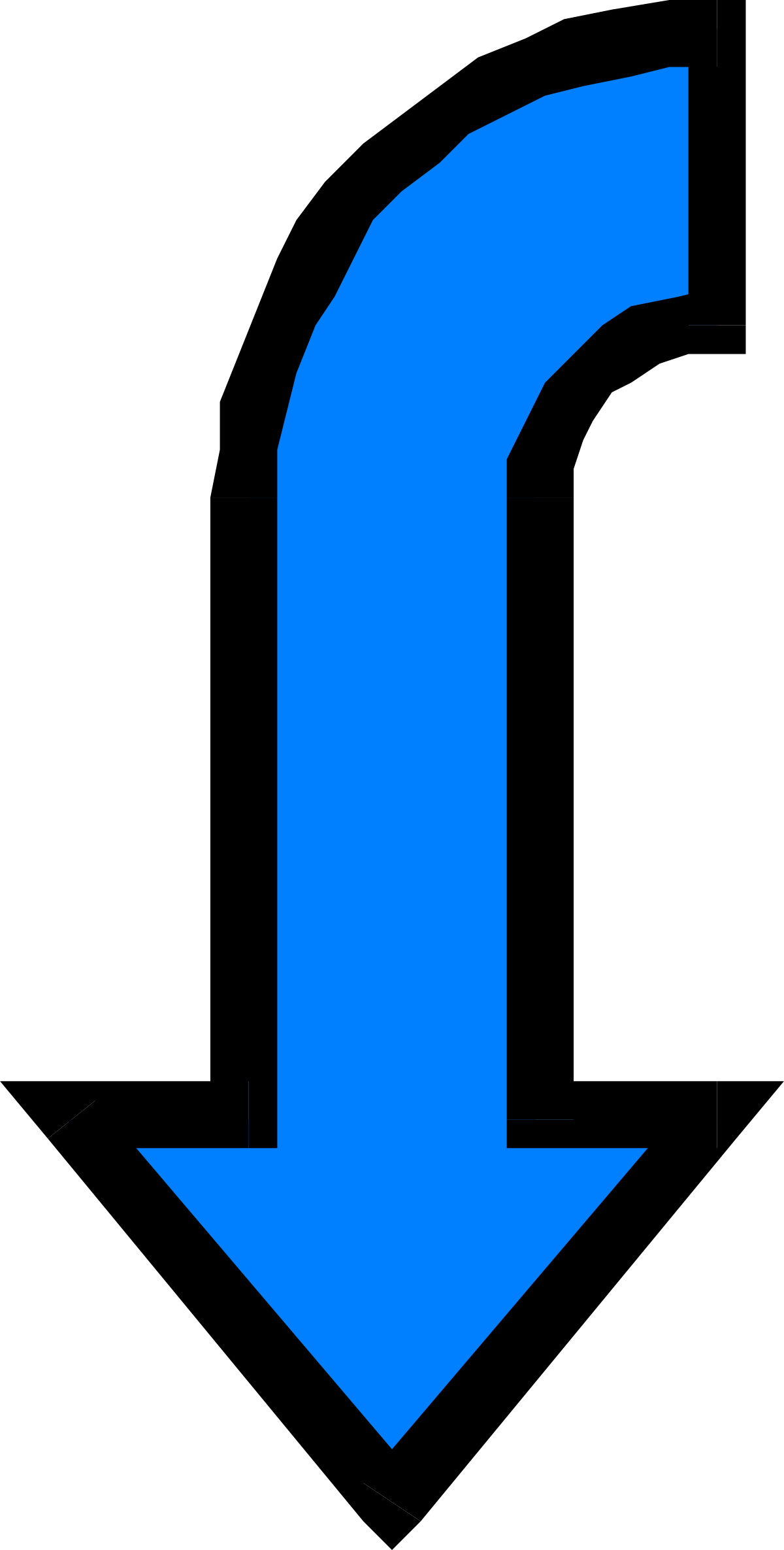 a blue arrow pointing up to the right clip art png transparent Blue Arrow Pointing Up to the Right - Dynamic Directional Clipart