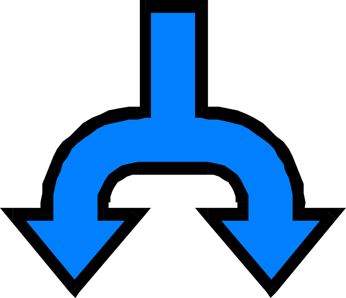 Blue Arrow Pointing Up Left Clipart for Dynamic Visuals