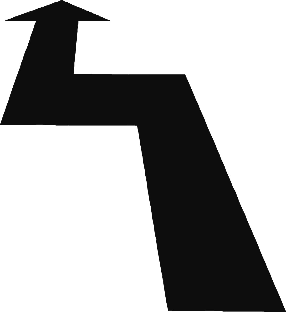 Black and White Arrow Clipart: Upward Direction Symbol
